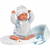 Llorens M844-51 oblačila za dojenčke NEW BORN velikost 43-44 cm