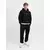 JACK & JONES Hlače JPSTKANE SOHO črna/bela