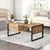 Hanah Home ML34 A Sto za dnevnu sobu, Braon-Crni