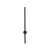 Crna zidna LED lampa 12W 3000K IP20