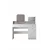 Hanah Home Sto za šminkanje Harmony 2 Square, 124 x 135 x 40 cm, Beli