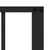 Vrata za pse 6 pcs Crna 80 x 60 cm Cinkani čelik