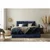 Esposa BOXSPRING POSTELJA 140 cm x 200 cm , tekstil modra