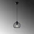 Opviq Luster Nova-15401, 20x20x115cm, IP20, Crni