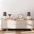Opviq Set Stonih lampi 8024, 17x17x33 cm, IP20, 2 komada, Belo-smeđa