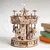 Ugears 3D lesena mehanska sestavljanka vrtiljak