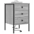 Noćni ormar 2 pcs Siva Sonoma 42 x 41 x 61 cm Konstruirano drvo