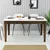 Hanah Home Milan 514 Trpezarijski sto, Belo-Braon