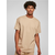 Heavy oversized union t-shirt beige color