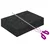 Gumenasti granulatni vanjski pod 25 pcs Crna 9 x 6 x 2 cm Guma