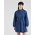 Weekend Max Mara Dolga srajca EURO moder denim