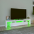TV ormarić s LED svjetlima bijeli 200x36,5x40 cm