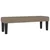 Vidaxl Box spring postelja z vzmetnico taupe 140x200 cm blago