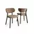 HANAH HOME Set stolica (2 dela) Toldy Cappuccino Brown