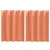 Zavjese za blackout s prstenovima 2 pcs Terakota 140 x 140 cm
