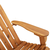 Vrtna klupa Adirondack 126 cm od masivnog drva bagrema