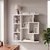Hanah Home polica za knjige Yegane, 70,9 cm, bela