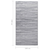 vidaXL Zunanja preproga siva 160x230 cm PP