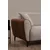 Atelier del Sofa Ugaona garnitura Aren 145x43x206cm Bež-Cimet