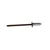 Aluminijaste odprte zakovice 3,2x8 mm RAL 8017