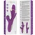 Intense Ateneo Rechargeable Multifunction Vibrator 7 Vibrations with Swinging Motion & Sucking Purple