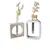 Aberto Design Set vaza Glamour Candle 6ST, 2 komada, Bela