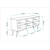 HANAH HOME Komoda Vina Atlantic Pine