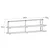Hanah home Klub sto Mela 180x52x22cm Orah