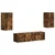 vidaXL 2 pcs Dimljeni oreh