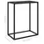 Konzolni stol crni 60 x 35 x 75 cm od kaljenog stakla