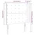 Vidaxl LED posteljno vzglavje temno sivo 93x16x118/128 cm blago