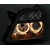 OEM Kristalni farovi Angel Eyes Opel Vectra C (02-05), Crni