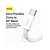 USB kabel Baseus Superior Series Fast Charging na Type-C USB 66W 1m beli