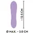 You2Toys Cuties 2 Mini vibrator, 7 režima vibracije, 12.5cm, Ljubičasti