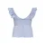 ONLY Top ONLMISTY  svetlo modra / bela