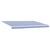 Električna retraktabilna tenda Plava i bijela 4,5 × 3 m