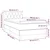Vidaxl Box spring postelja z vzmetnico LED temno siva 80x200 cm blago