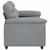 Vidaxl Dvosed svetlo siv 160x81x84 cm blago