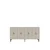 Hanah Home komoda Salkim 150, 150 cm, bela / zlatna / travertin