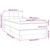 vidaXL Box spring postelja z vzmetnico LED sv. siva 100x200 cm blago