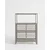 Hanah Home višenamenski ormarić Kron, 68,5 cm, sivi