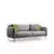 Atelier del Sofa Trosed na razvlačenje Sevilla 98x85x214cm Sivi