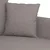 Vidaxl Dvosed taupe 140 cm blago