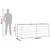 Vidaxl Vrtna visoka greda Rjava 250 x 100 x 91 cm