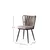 Hanah Home Set trpezarijskih stolica Kuşakli 222 V2, 2 komada, Smeđe boje
