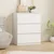 HOMCOM HOMCOM Komoda iverna plošča 60D x 40Š x 79V cm Bela, (5000242528)