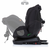 Chipolino autosjedalica 360 i-Size 40-150 cm 4Kid - Raven