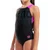 Arena painterly v back junior black 152cm