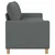 Vidaxl Kavč Temno siva 196 x 81 x 87,5 cm Blago