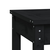 Vrtna klupa crna 109x44x45 cm od masivne borovine